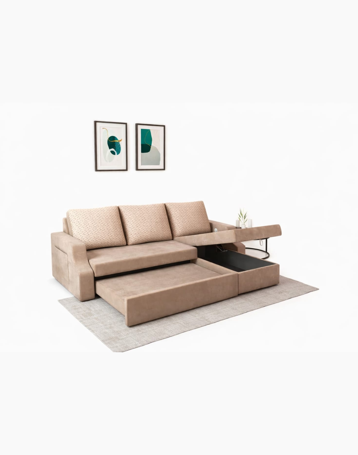 VANWOOD SCB-003 Elara Convertible Sofa Bed