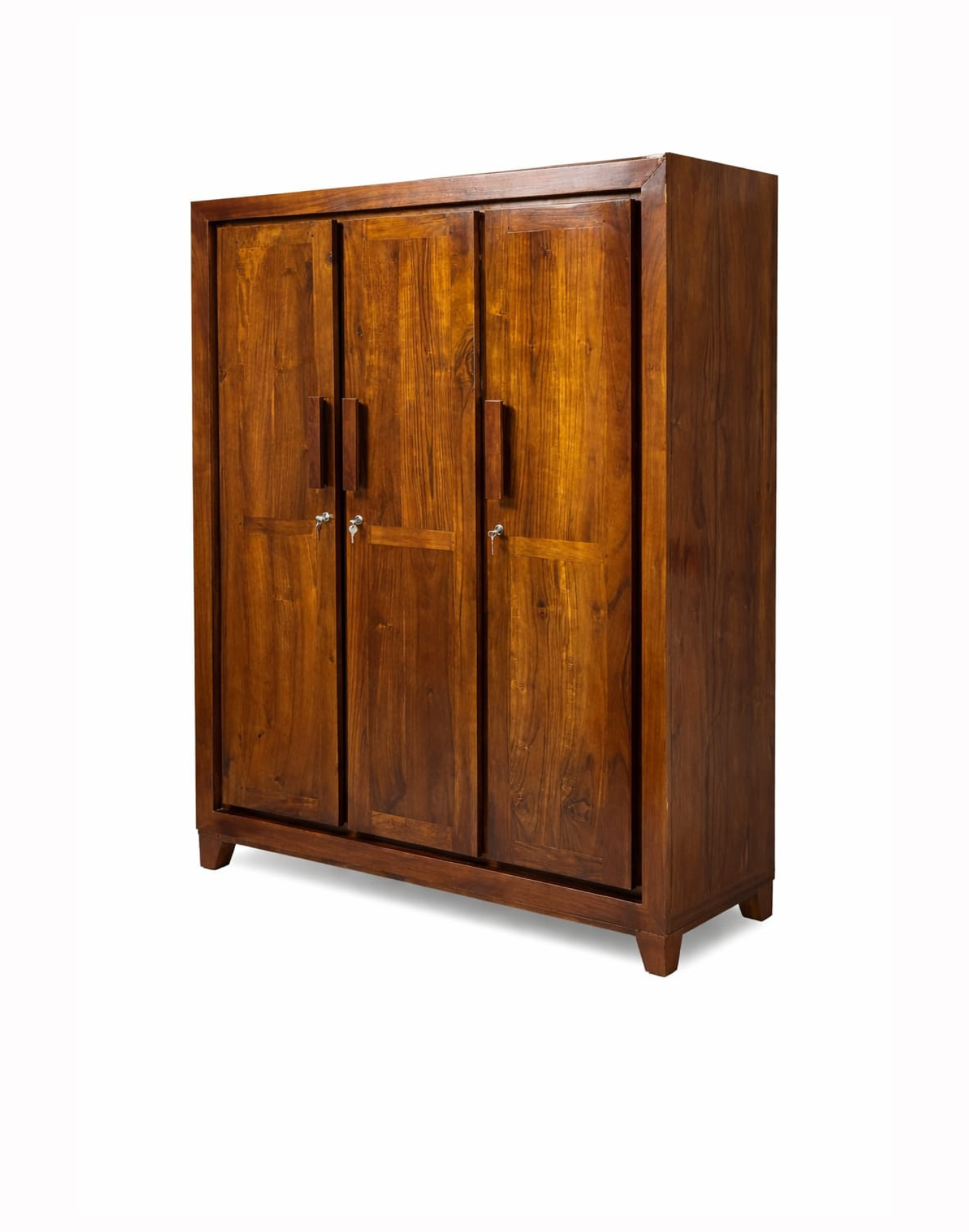 VANWOOD WDB-0071 TimberLux 3-Door Solid Wood Wardrobe