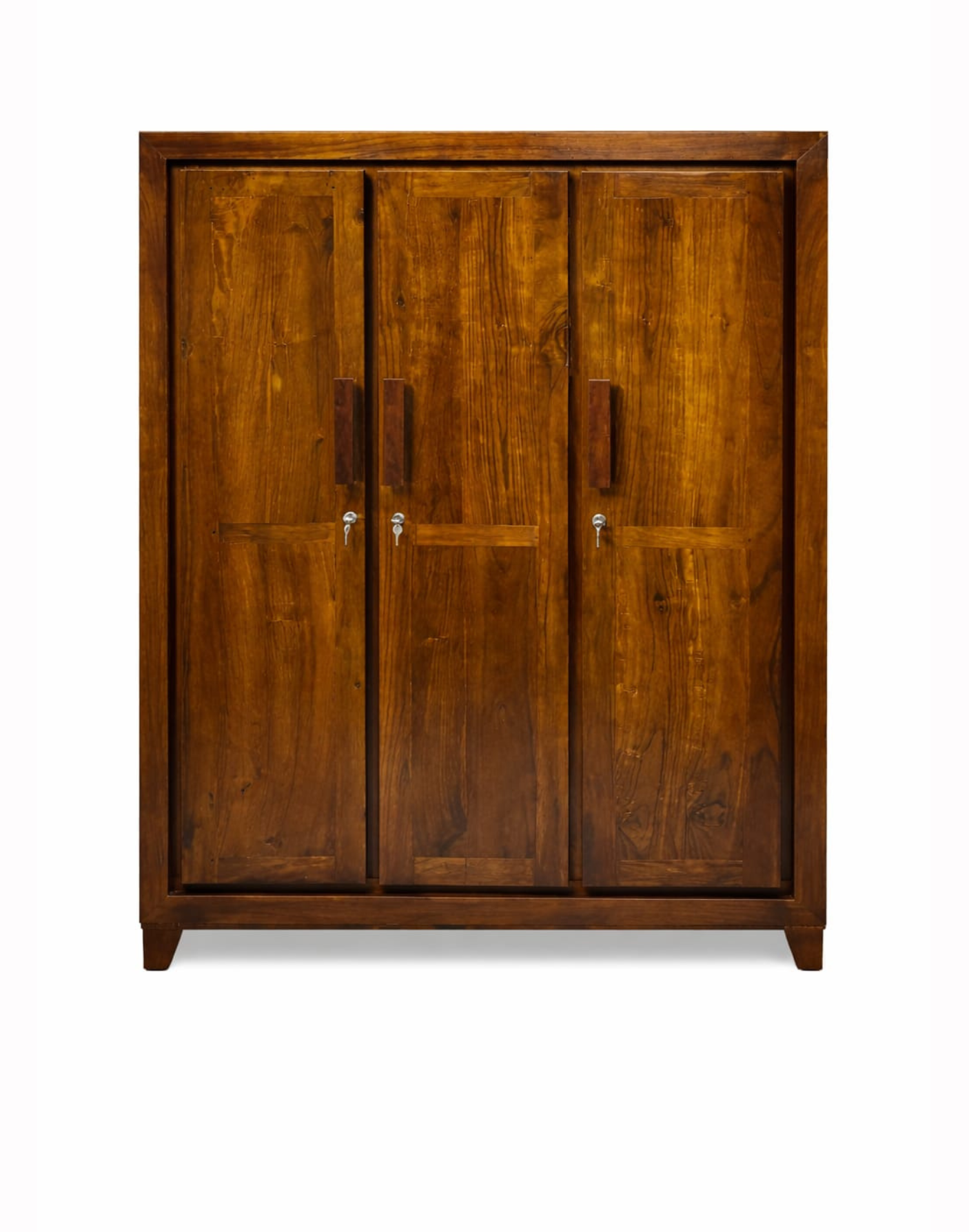 VANWOOD WDB-0071 TimberLux 3-Door Solid Wood Wardrobe - Image 4