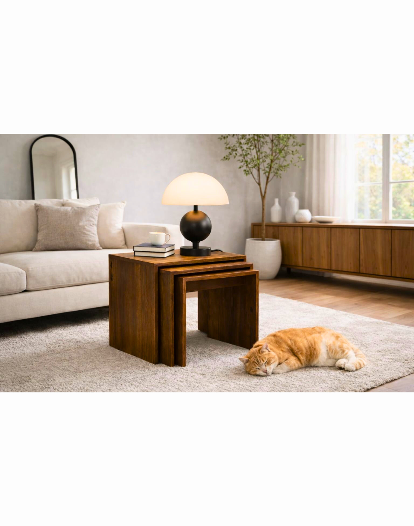 VANWOOD CT–7021 TriNest Nesting Side Table - Image 6