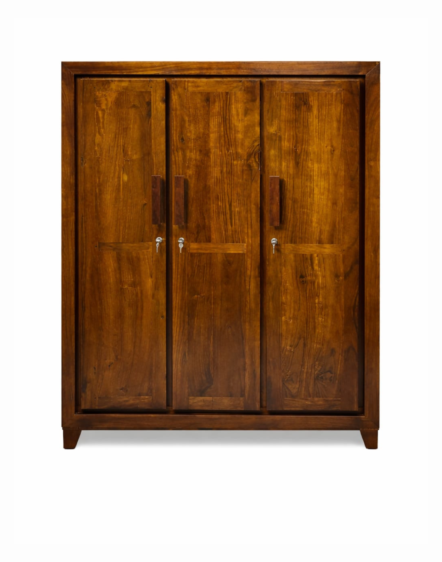 VANWOOD WDB-0071 TimberLux 3-Door Solid Wood Wardrobe - Image 5