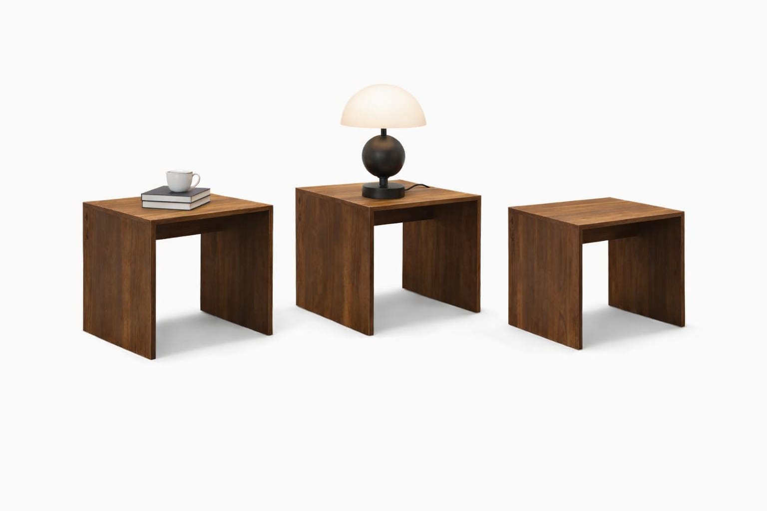 VANWOOD CT–7021 TriNest Nesting Side Table - Image 9