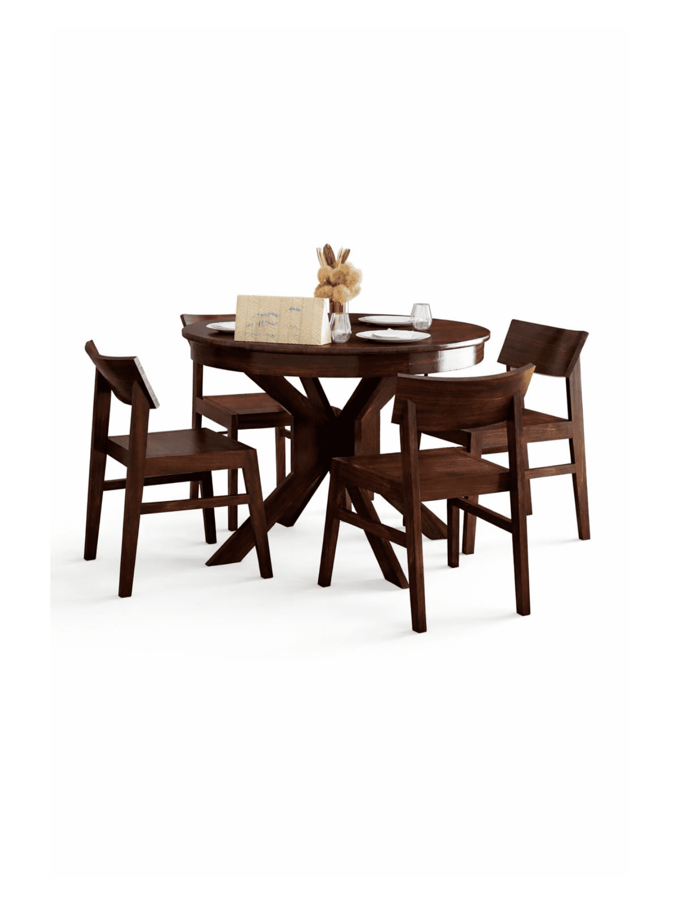 VANWOOD Aurelius Round Dining Table Set