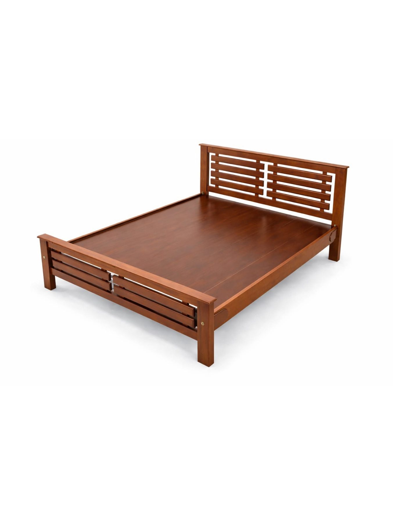 VANWOOD Lattiva Solid Wood Slatted Platform Bed