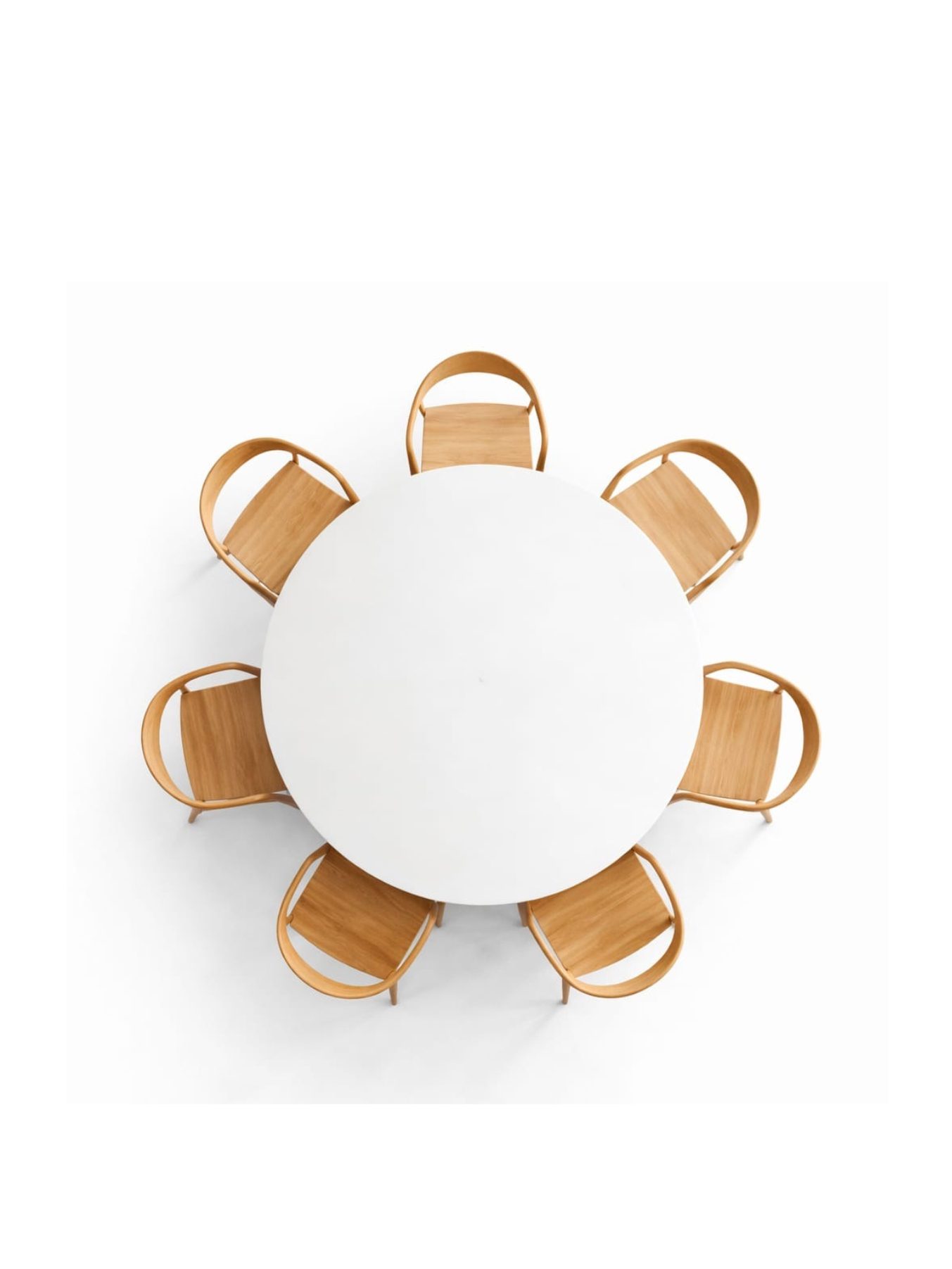 VANWOOD OrbisLuxe Dining Ensemble – Sculpted Round Table Set - Image 2