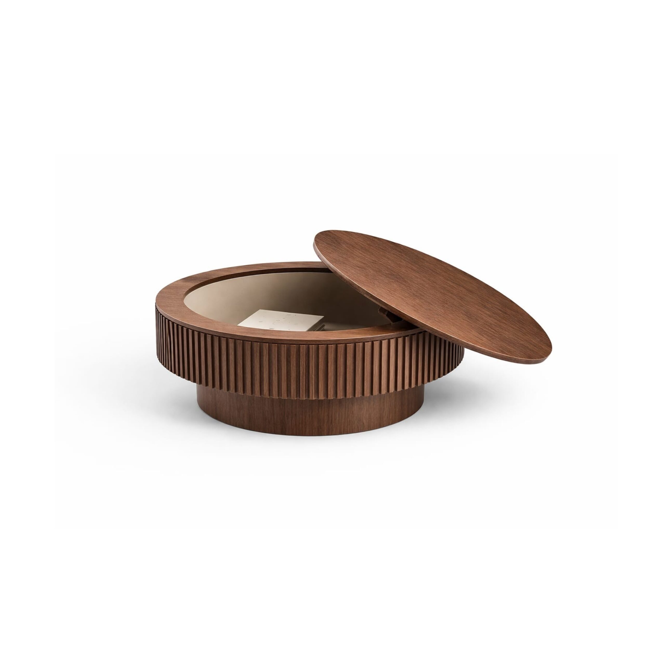 VANWOOD Arcus Fluted Storage Coffee Table - Image 4