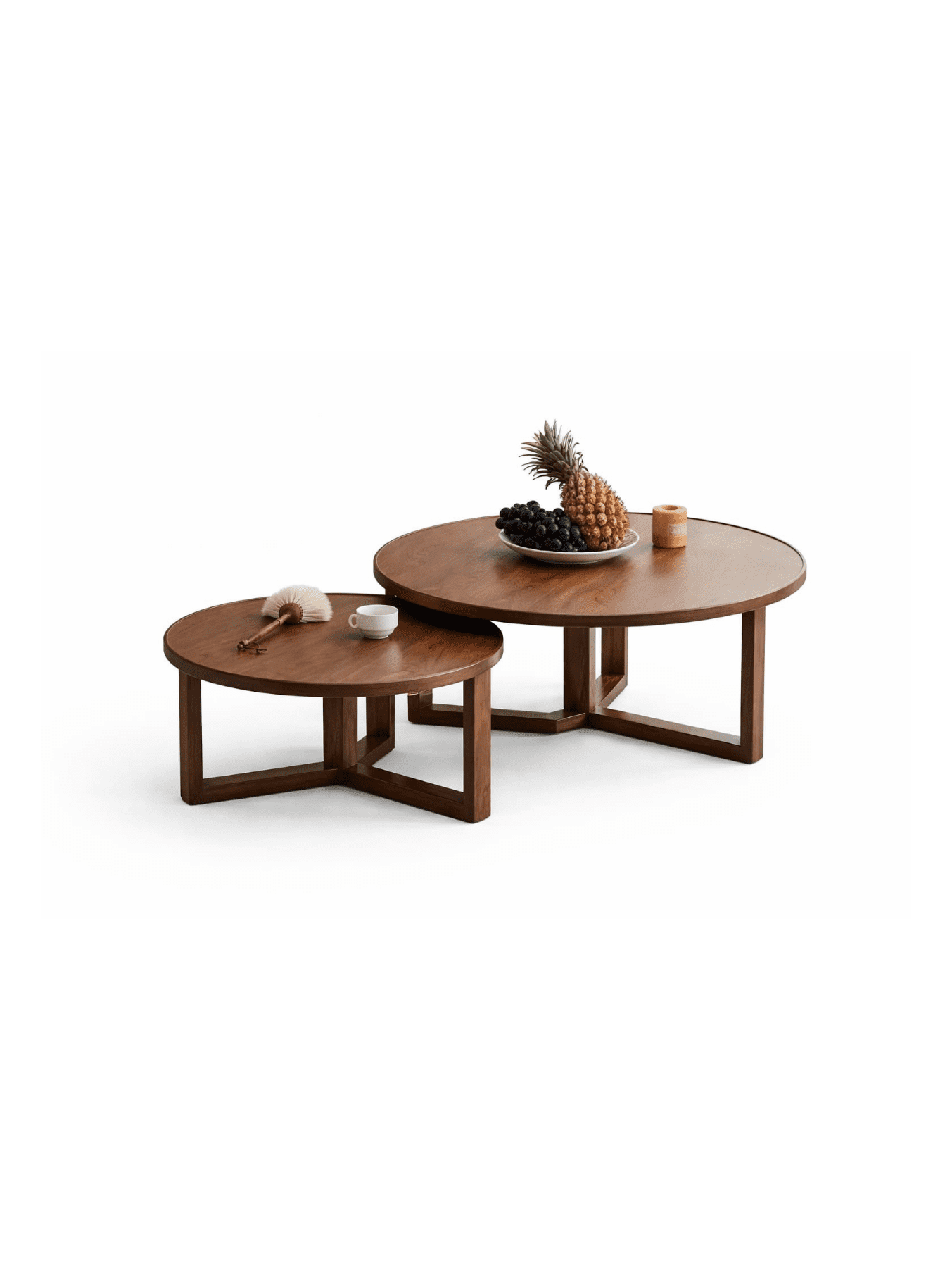 VANWOOD DuoNest Round Coffee Table Set - Image 2