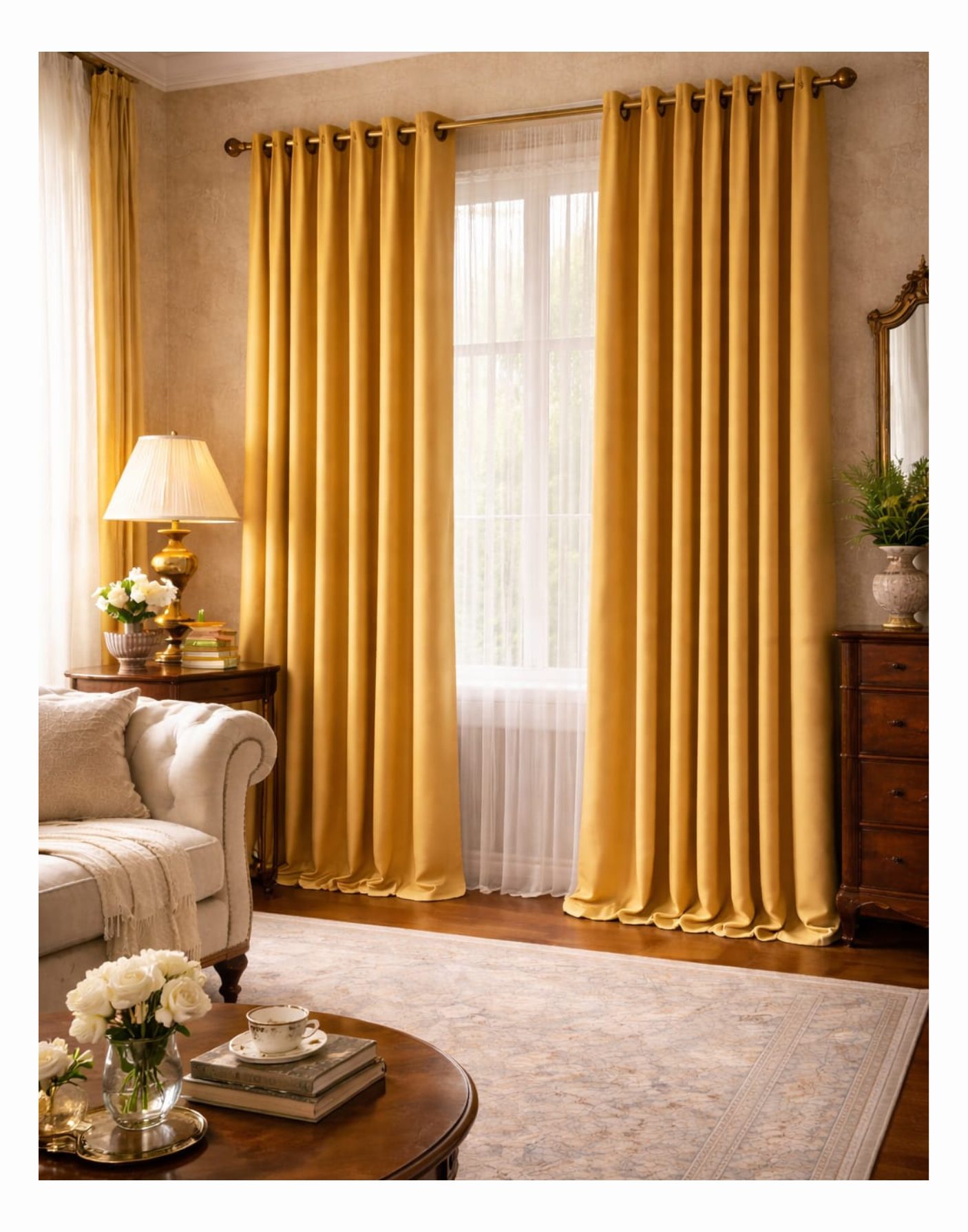 Omega Aurelia GoldLuxe Blackout Curtains - Image 5